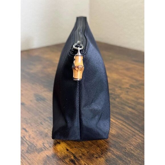 Gucci Bamboo Black Nylon Cosmetics Pouch Bag - Picture 6 of 16